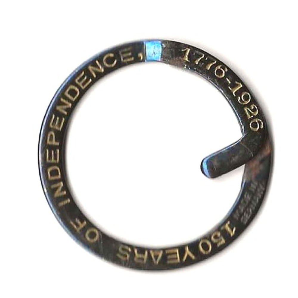 1926 Sesquicentennial Exposition Philadelphia Commemorative Coin Bezel 1776–1926 - Picture 2 of 2